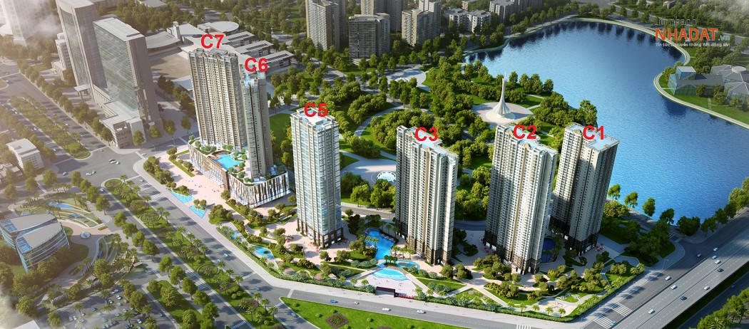 Phối cảnh dự án D’Capitale Trần Duy Hưng do Bất động sản Ngôi Sao Việt làm chủ đầu tư. &nbsp; &nbsp;