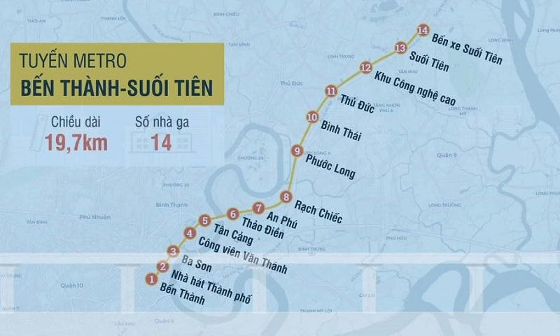 Tuyến Metro số 1 được đưa vào sử dụng cuối năm nay, giá nhà đất khu vực này liệu có tăng nóng?