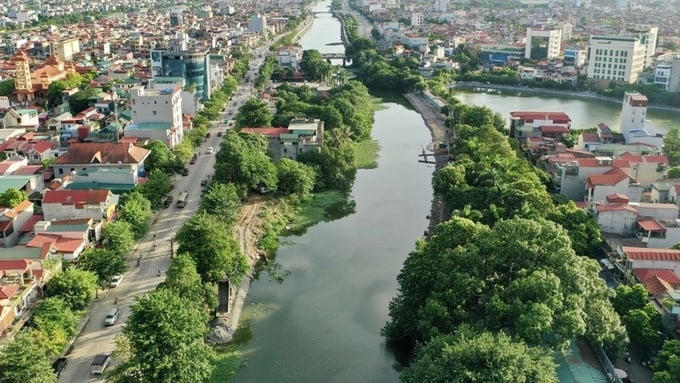 Sông Vân chạy qua TP. Ninh Bình