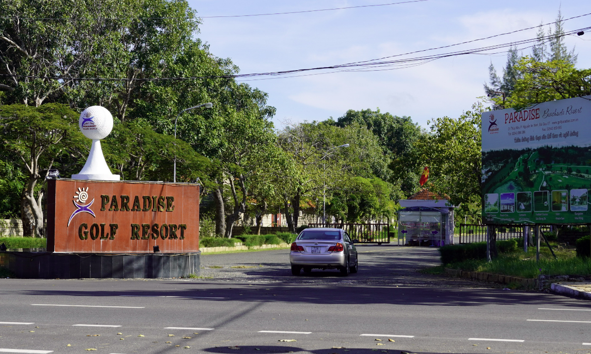 Cổng vào sân golf nằm trong dự án Vũng Tàu Paradise