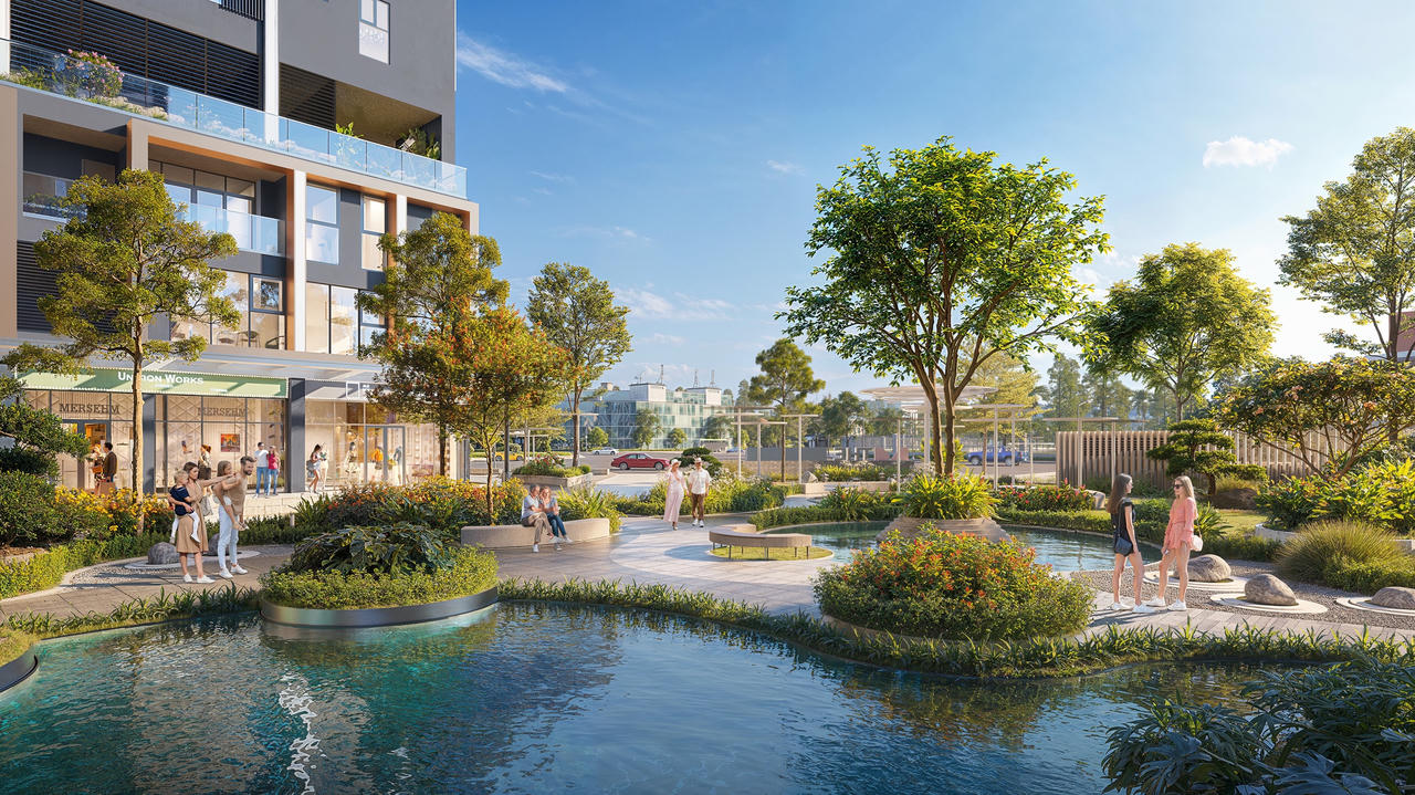 Không gian tiện ích ngoài trời nuôi dưỡng cảm xúc tích cực cho cư dân tại The Matrix One Premium &nbsp;