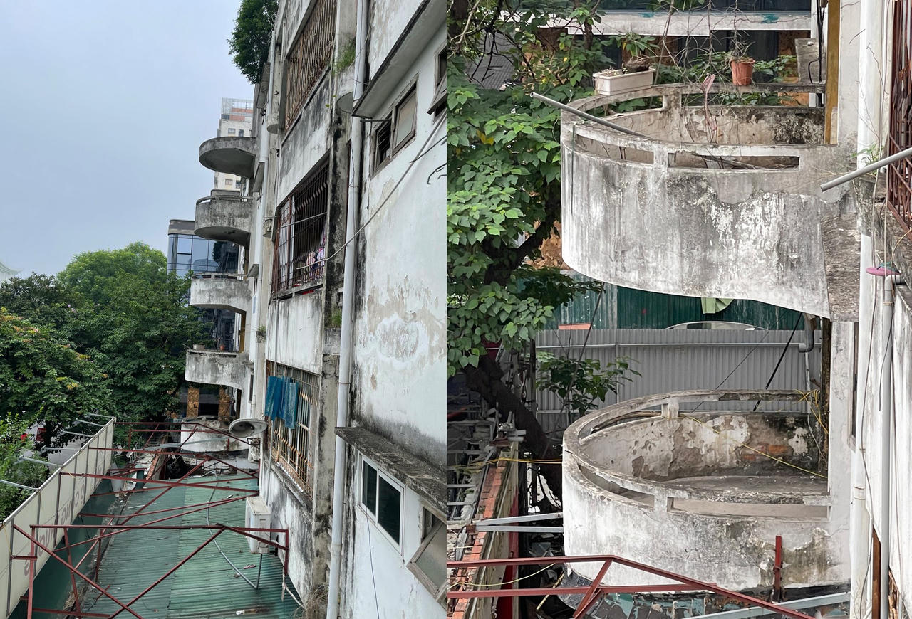 Thâm nhập chung cư xuống cấp nghiêm trọng, suốt 14 năm chờ được xây lại