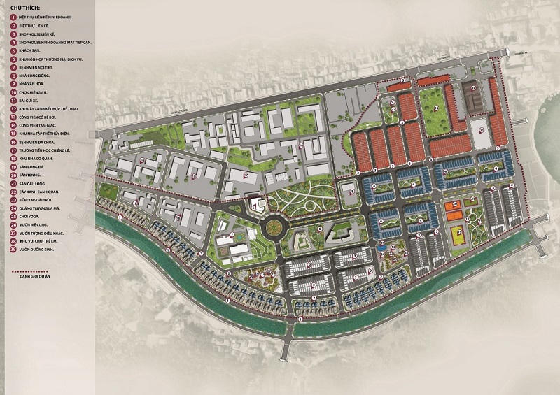 Mặt bằng dự án Picenza Riverside do Công ty Cổ phần Tập đoàn Picenza Việt Nam và Công ty Cổ phần bất động sản Hano – Vid làm chủ đầu tư. &nbsp;