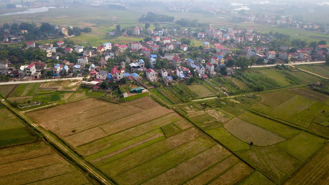 Toàn cảnh khu đất 100 ha dự kiến làm trường đua ngựa tại Hà Nội