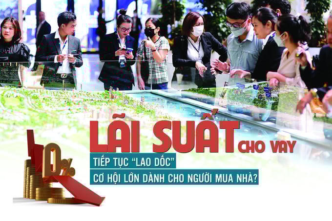 Lãi suất cho vay tiếp tục “lao dốc”, cơ hội lớn dành cho người mua nhà?