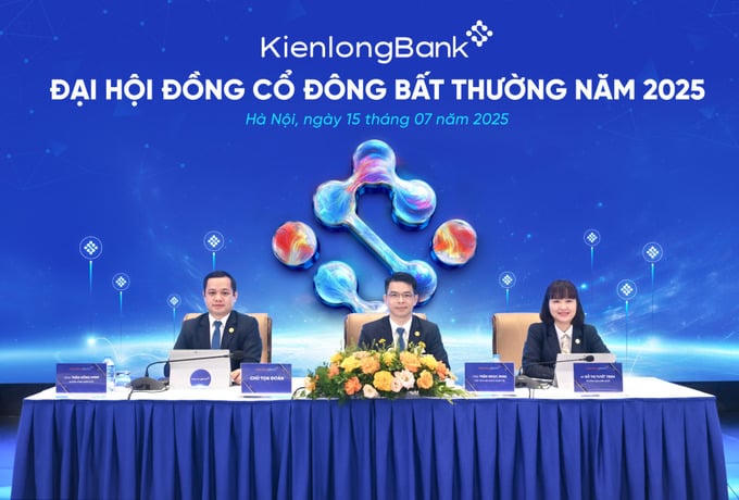 Toàn cảnh Đại hội đồng cổ đông bất thường 2025 KienlongBank. Ảnh: KLB