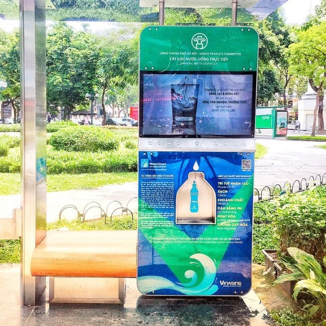 Máy lọc nước thông minh tại Hà Nội do Vinasing Group quản lý