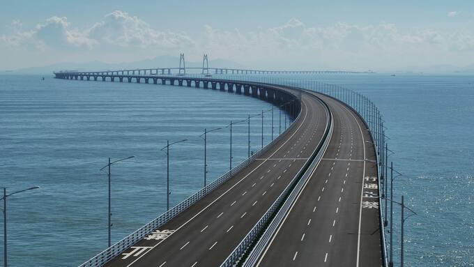 Toàn cảnh cây cầu vượt biển dài nhất thế giới trị giá 493.000 tỷ đồng, sử dụng hết 420.000 tấn thép, chịu được động đất mạnh cấp 8