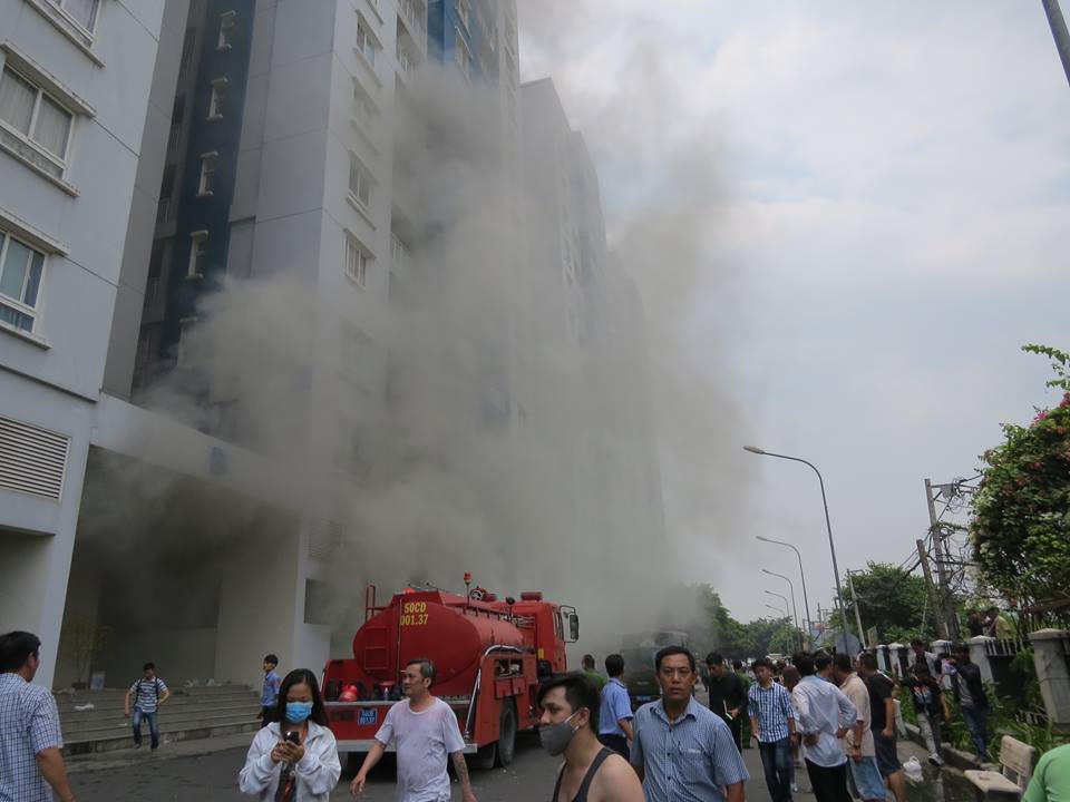 cháy chung cư,PCCC,hỏa hoạn,cháy lớn ở TP HCM,chung cư Carina