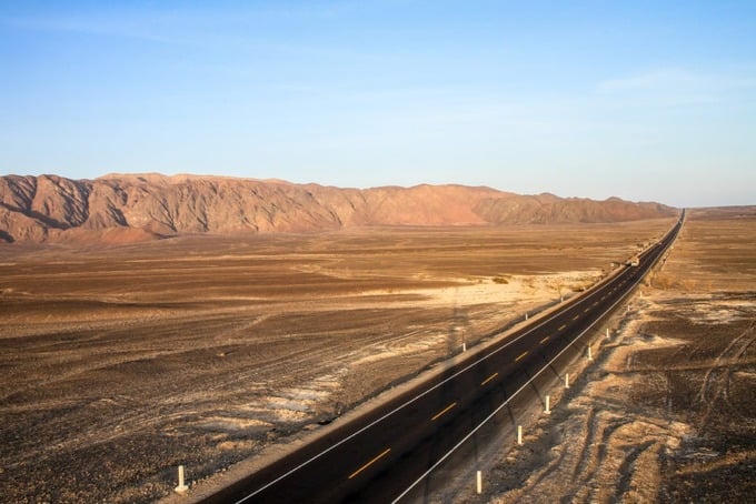 Xa lộ Pan-American xuyên qua nhiều địa hình hiểm trở khắc nghiệt