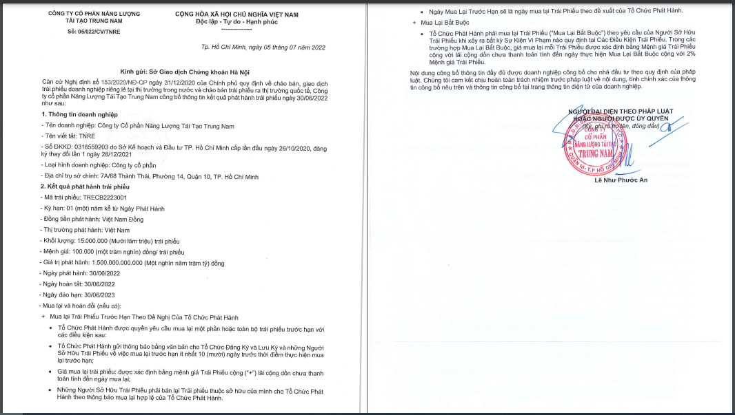 Trung Nam Group vay thêm 530 tỷ đồng trái phiếu khi đến hạn trả nợ trái phiếu 600 tỷ đồng