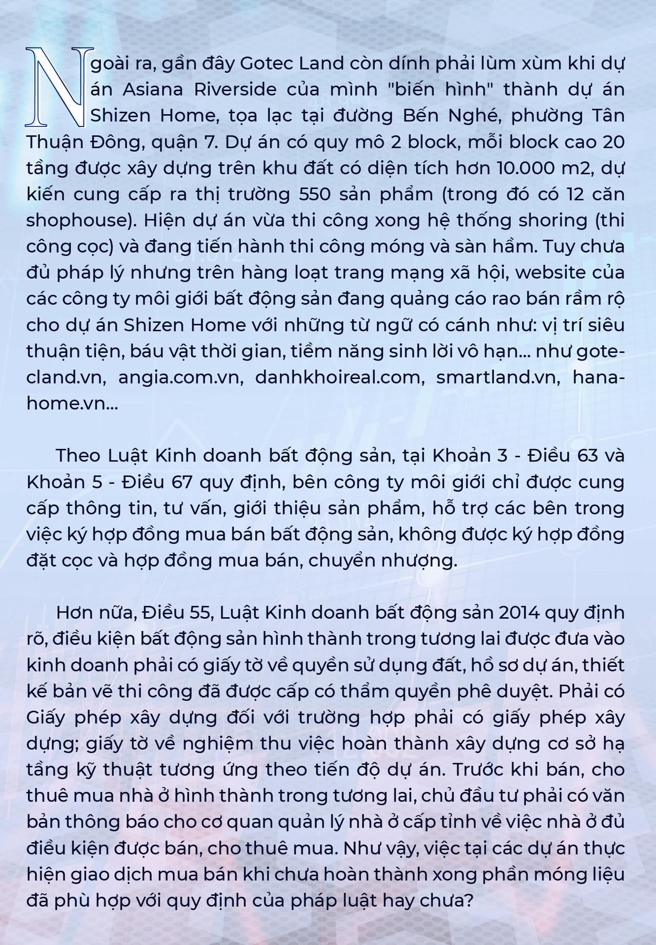 Cẩn trọng khi đầu tư trái phiếu của Gotec Land