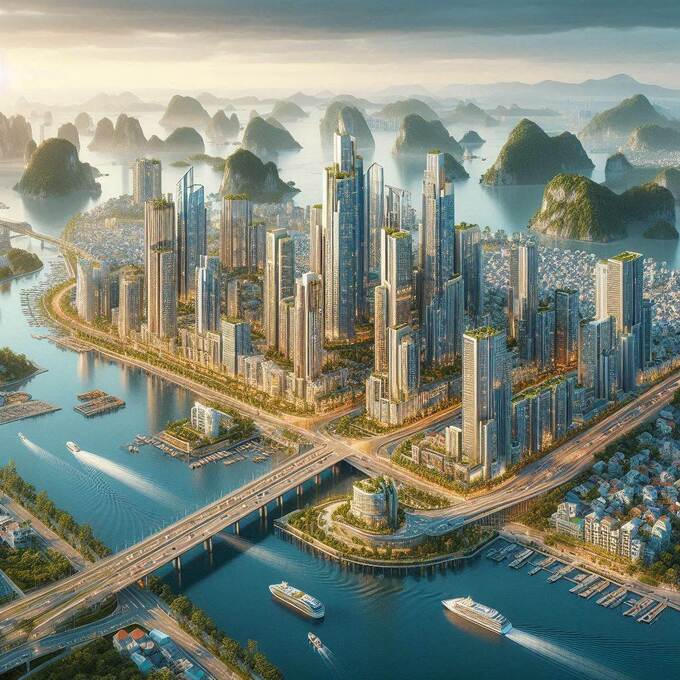 Trong tương lai, TP. Hạ Long sẽ trở thành một đô thị dịch vụ, du lịch quốc gia có tầm quốc tế &nbsp;