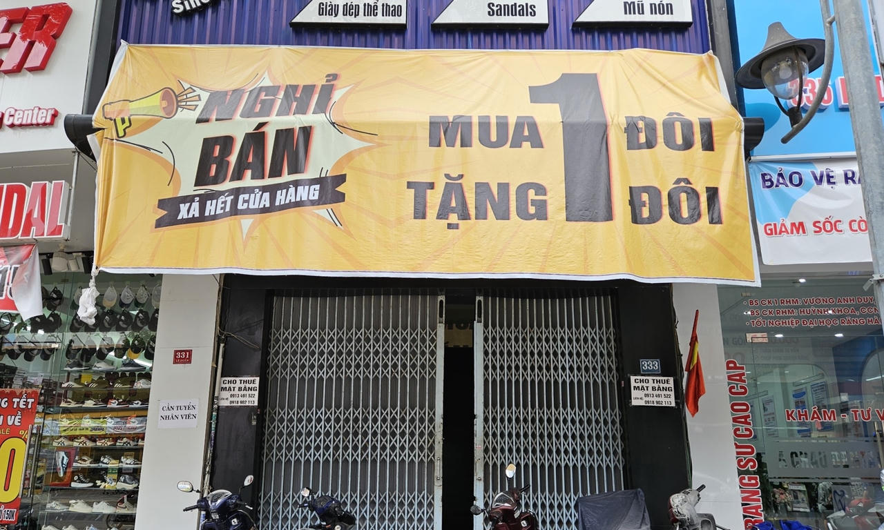 Hiu hắt phố thời trang Đà Nẵng: Loạt cửa hàng đóng cửa, cả năm không ai thuê