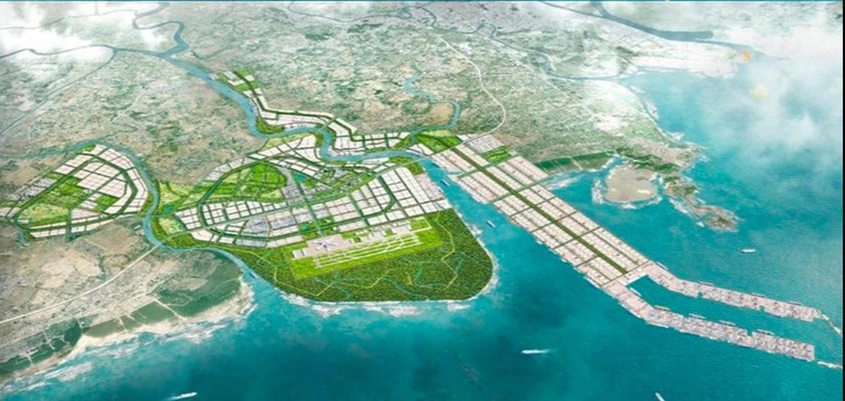 Phối cảnh Khu kinh tế ven biển phía Nam Hải Phòng. (Ảnh: Cổng TT TPHP)