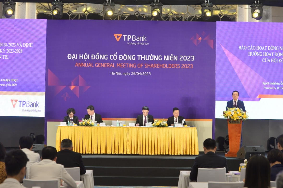 ĐHĐCĐ thường niên năm 2023 của TPBank. &nbsp;