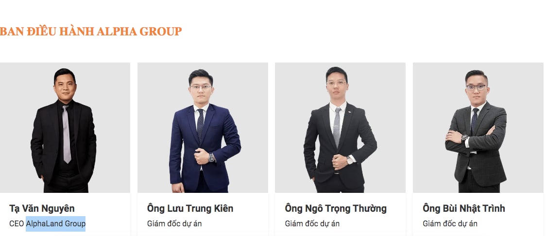 AlphaLand Group: Chuyên môi giới dự án lớn, bị điểm tên nợ thuế tiền tỷ