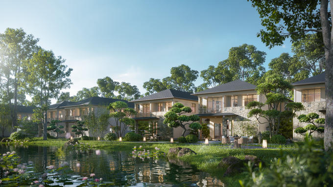 Nét văn hóa Nhật Bản trong thiết kế biệt thự Onsen Village &nbsp;