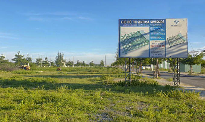 Một góc dự án bất động sản do Công ty CP Bách Đạt An làm chủ đầu tư tại Khu đô thị mới Điện Nam - Điện Ngọc, thị xã Điện Bàn, Quảng Nam &nbsp;