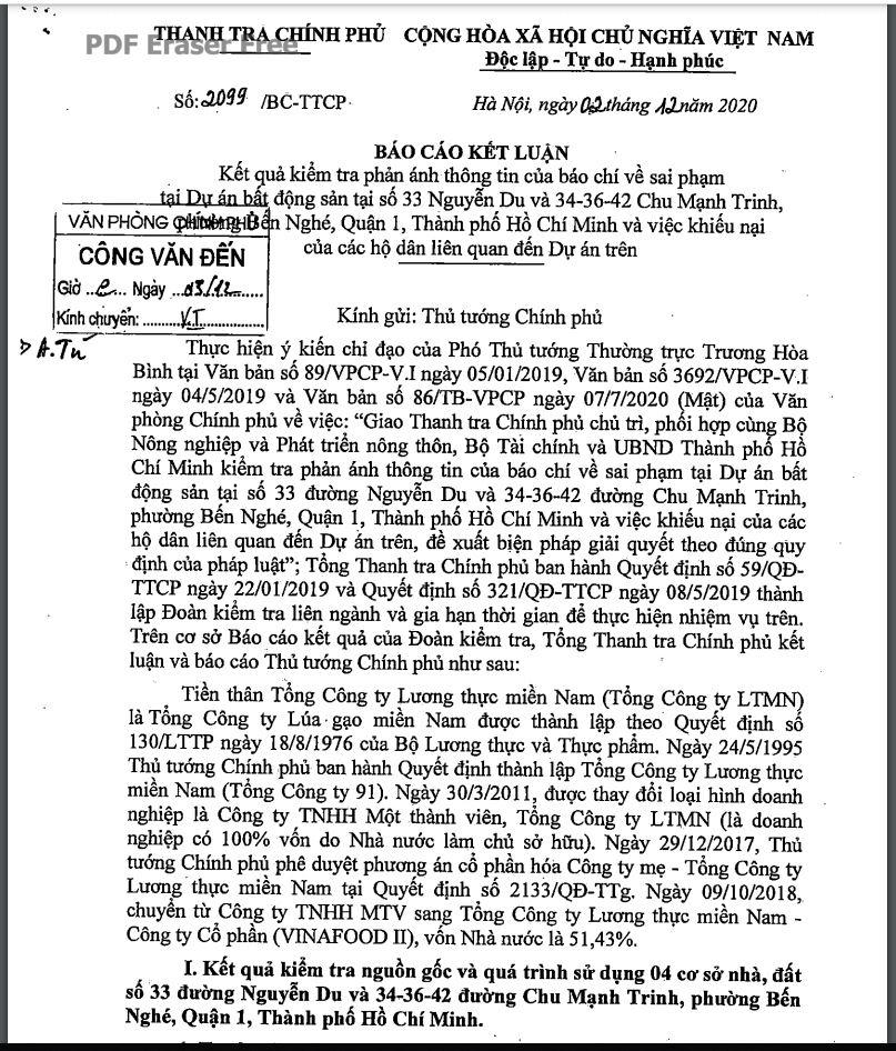 Techcombank và loạt ngân hàng có liên quan gì trong vụ sai phạm biến đất công thành đất tư của Vinafood 2?