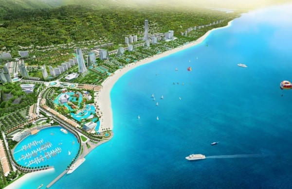 Dự án Khu tổ hợp du lịch nghỉ dưỡng Sonasea Vân Đồn Harbor City của CEO Group tại KKT Vân Đồn. &nbsp;