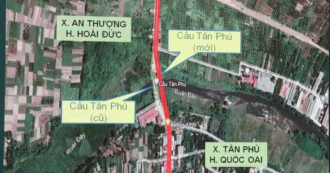 Hà Nội đầu tư gần 120 tỷ đồng để xây dựng cầu Tân Phú mới bắc qua sông Đáy. Ảnh: Internet &nbsp;