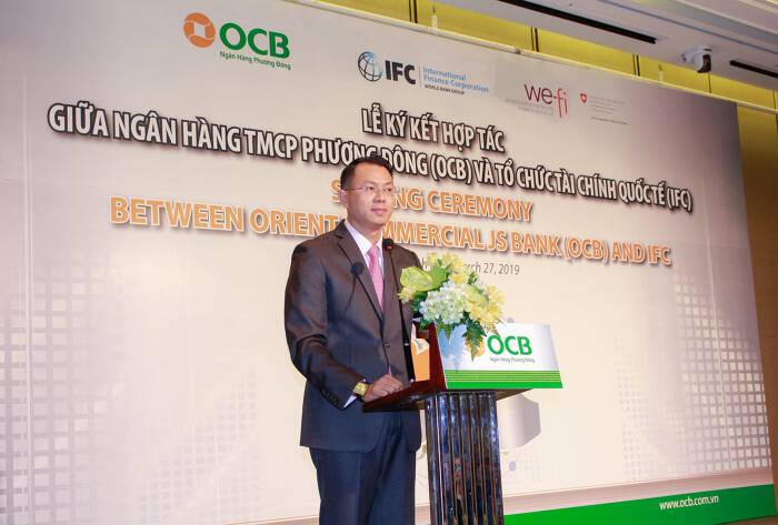 &nbsp;Ông Lý Hoài Văn tại một sự kiện của OCB. (Nguồn:&nbsp;OCB). &nbsp;