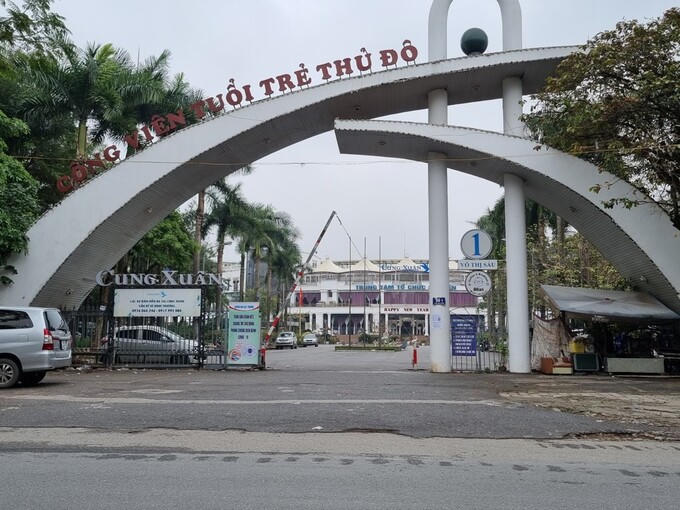 Công viên Tuổi trẻ Thủ đô sắp có quy hoạch mới