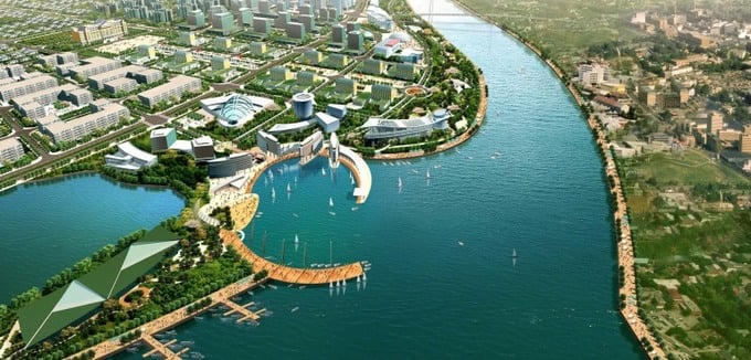 Huyện Thủy Nguyện hiện đang được đầu tư cơ sở hạ tầng, tiếp thêm nhiều "trợ lực" vì mục tiêu trở thành thành phố vào năm 2025. Ảnh: Internet