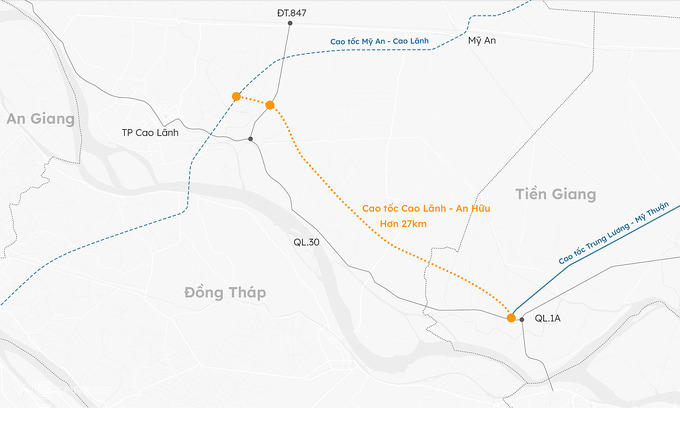 Sẽ khởi công dự án cao tốc Mỹ An - Cao Lãnh vào năm 2024