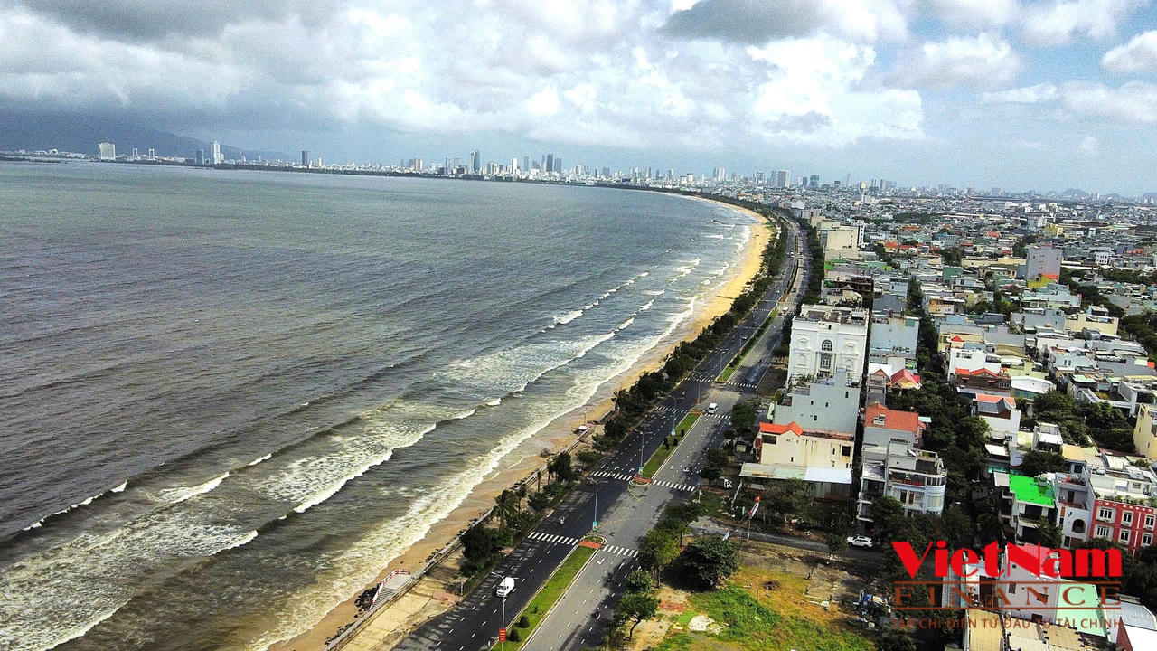 Vịnh Đà Nẵng - vị trí dự kiến lấn biển xây khu thương mại tự do Đà Nẵng.