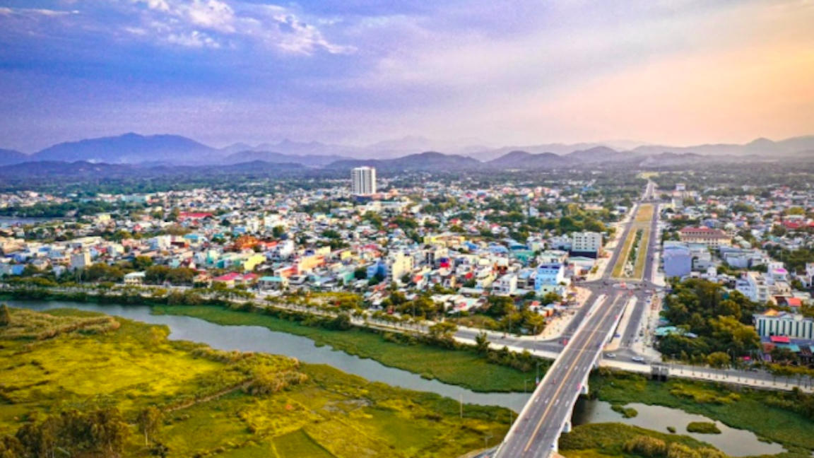 Một góc của TP. Tam Kỳ. &nbsp;