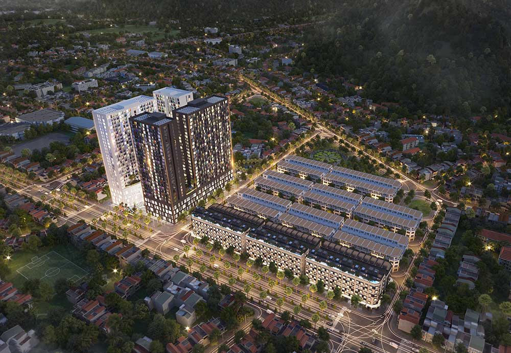 Phối cảnh dự án Diamond Park Lạng Sơn.