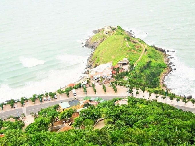 Khu vực mũi Nghinh Phong nơi sẽ thực hiện dự án