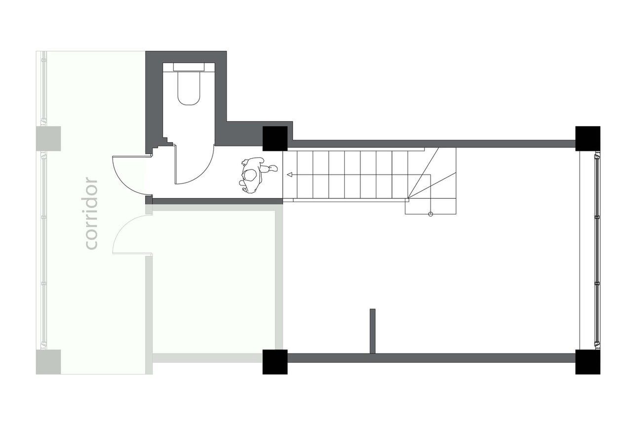 Bên trong ngôi nhà 33 m2 rộng rãi, đầy đủ tiện nghi 
