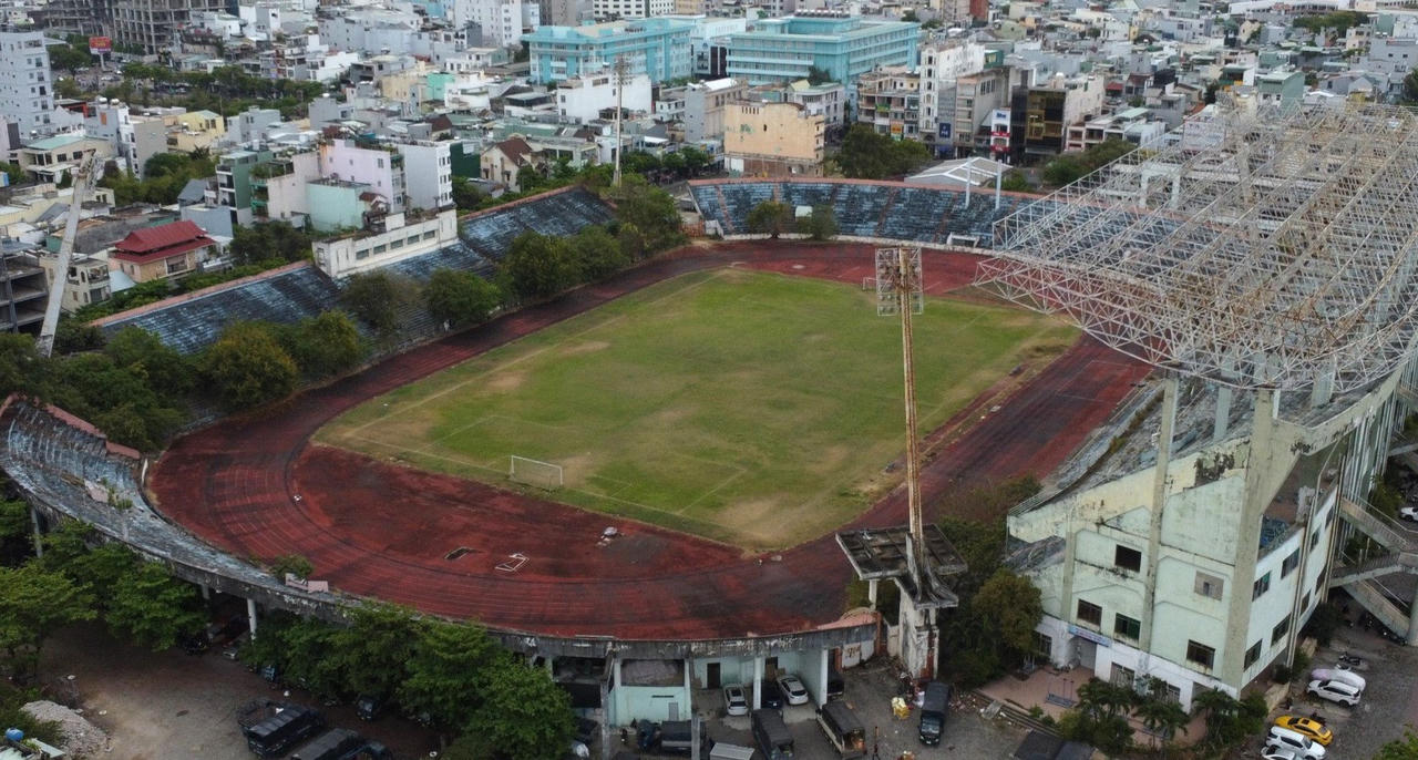 Toàn cảnh Sân vận động Chi Lăng đang thế chấp ngân hàng vay nghìn tỷ
