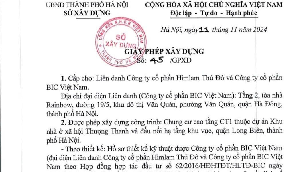 Hà Nội xây thêm 700 căn nhà ở xã hội ở Quận Long Biên