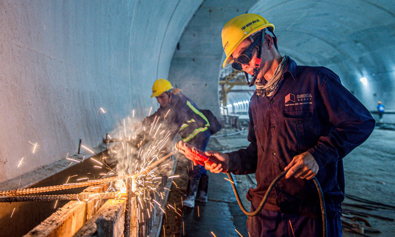 Hình ảnh cao tốc Quảng Ngãi – Hoài Nhơn 20.000 tỷ tăng tốc về đích trước 8 tháng
