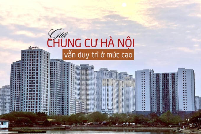 Giá nhiều chung cư Hà Nội vẫn duy trì ở mức cao