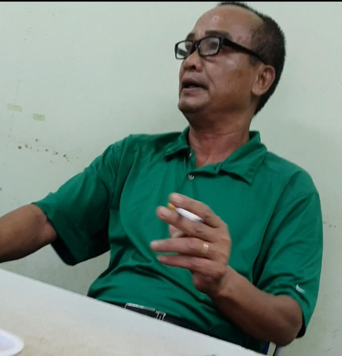 Người tự xưng là cán bộ của nhà thầu thi công Cty CP xây dựng số 1 Hà Nội.