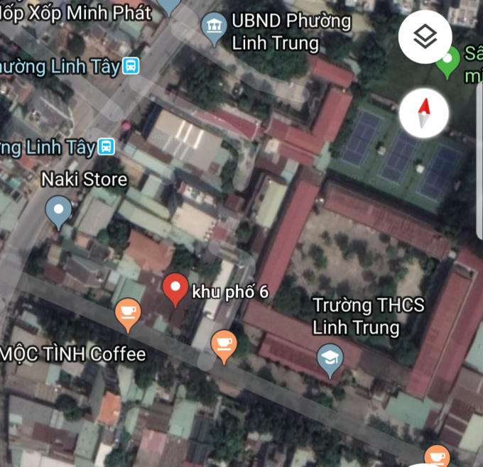 Khu đất được các đối tượng rao bán thuộc tổ 5, khu phố 6, phường Linh Trung, Thủ Đức