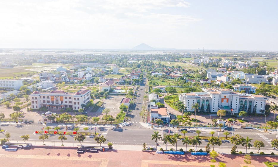 Một góc thị xã Đông Hòa