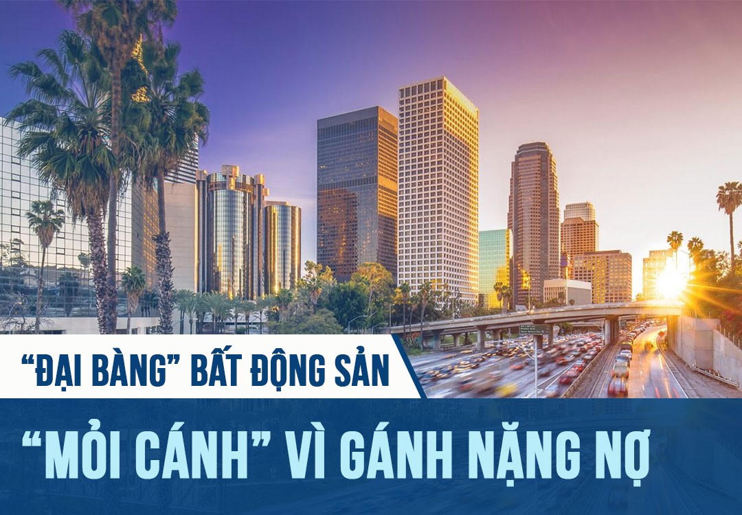 “Đại bàng” bất động sản “mỏi cánh” vì gánh nặng nợ