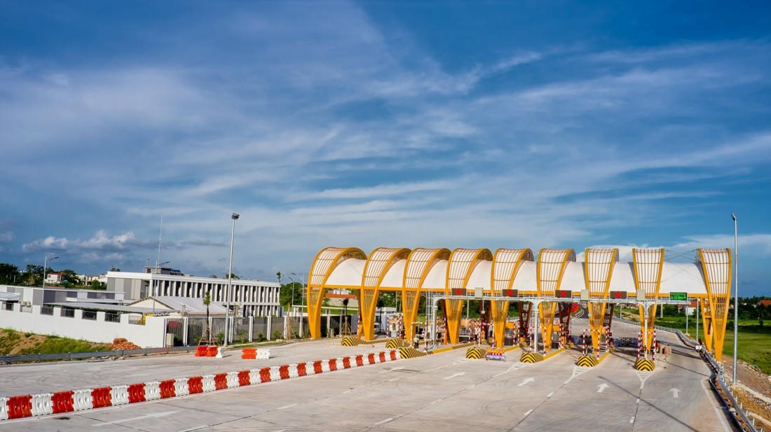 Trạm thu phí Tiên Yên. &nbsp;