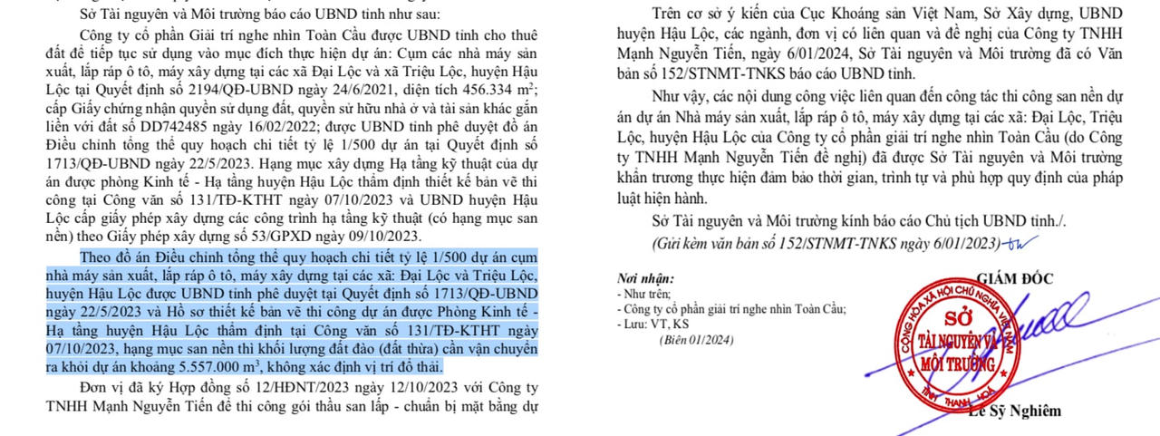 Nhà máy ô tô 7.000 tỷ 'bế tắc' với 5,5 triệu m3 đất dư thừa