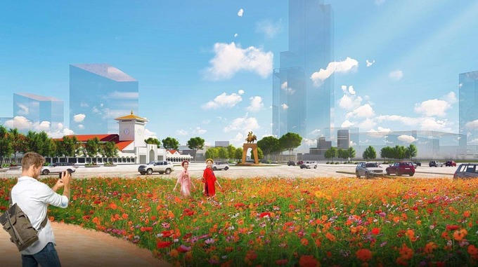 Khu vực quảng trường xung quanh chợ Bến Thành sẽ được mở rộng với diện tích hơn 23.000m2