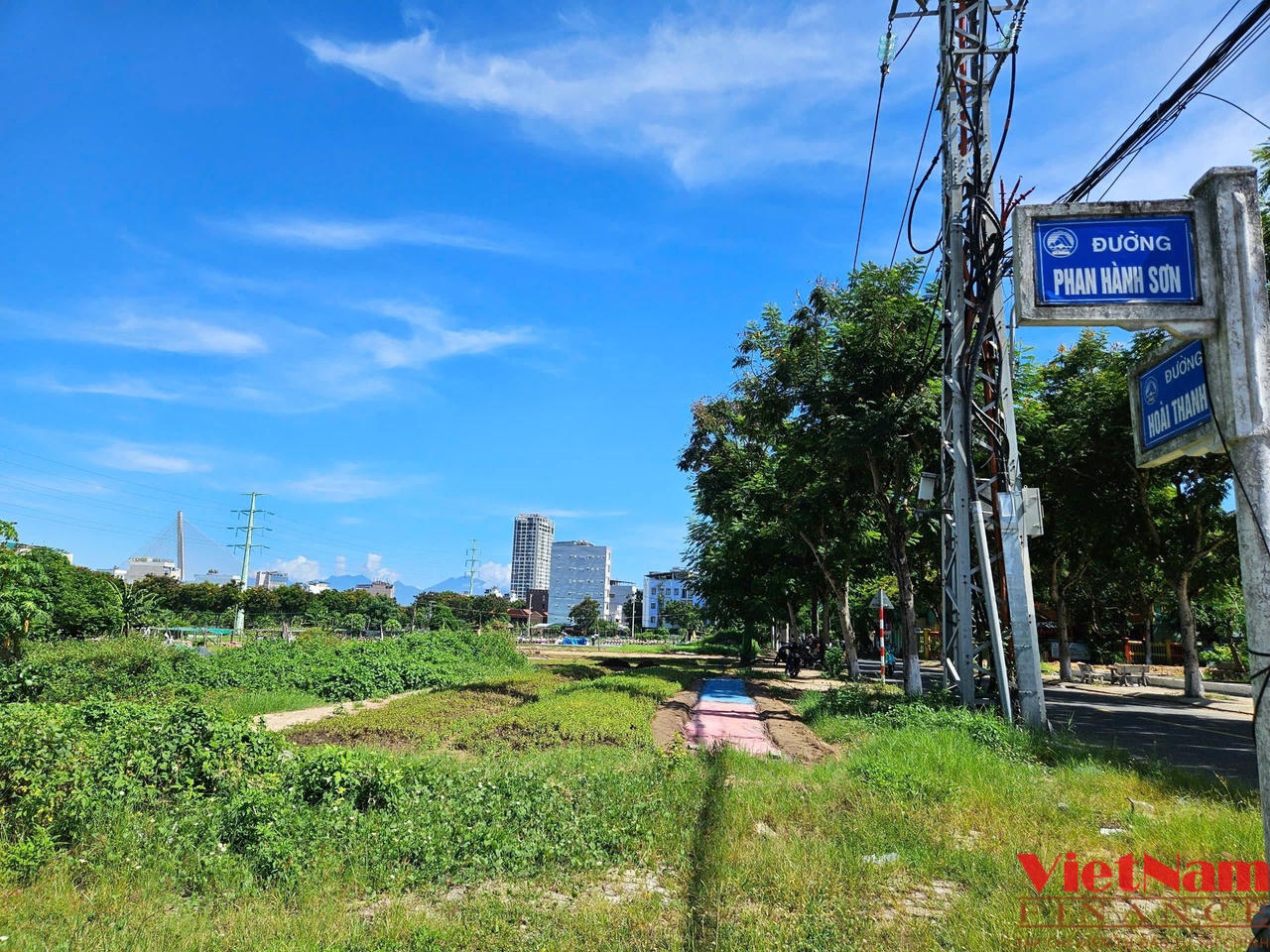 Toàn cảnh khu đất làm Tổ hợp lễ hội pháo hoa quốc tế Đà Nẵng 11.000 tỷ đồng