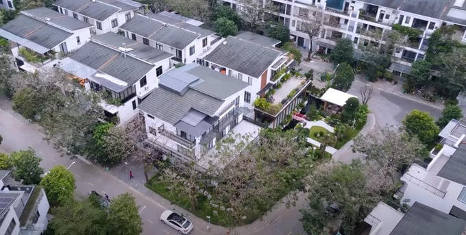 Căn biệt thự nhìn từ trên cao. Ảnh: Nhato &nbsp;