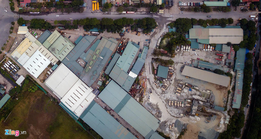 Toàn cảnh đường đua F1 tương lai tại Hà Nội từ trên cao 