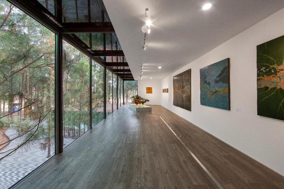 Một góc nhỏ trong bảo tàng nghệ thuật đương đại Flamingo. &nbsp;